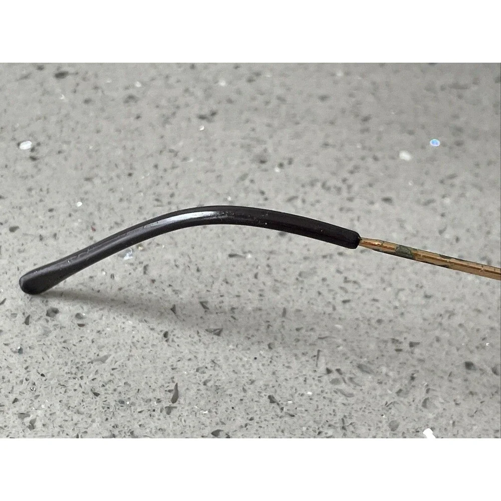 Kenmark Gallery Oval Flex Eyeglasses FRAMES ONLY 51-20-140 gold full rim READ